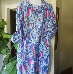 Lilly Pulitzer tunic dress / swim cover up